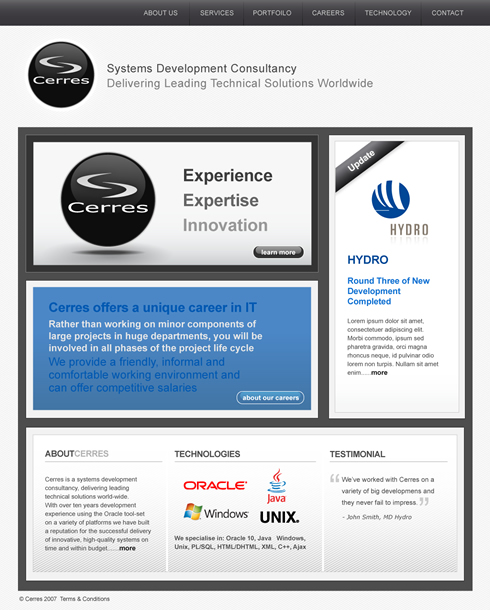 Concept design - Cerres Software