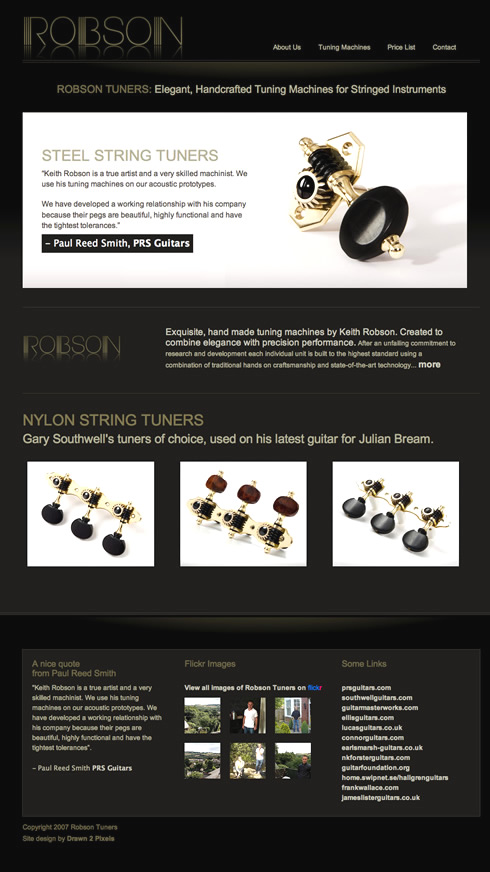 Robson Tumers homepage
