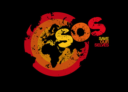 SOS Tee design